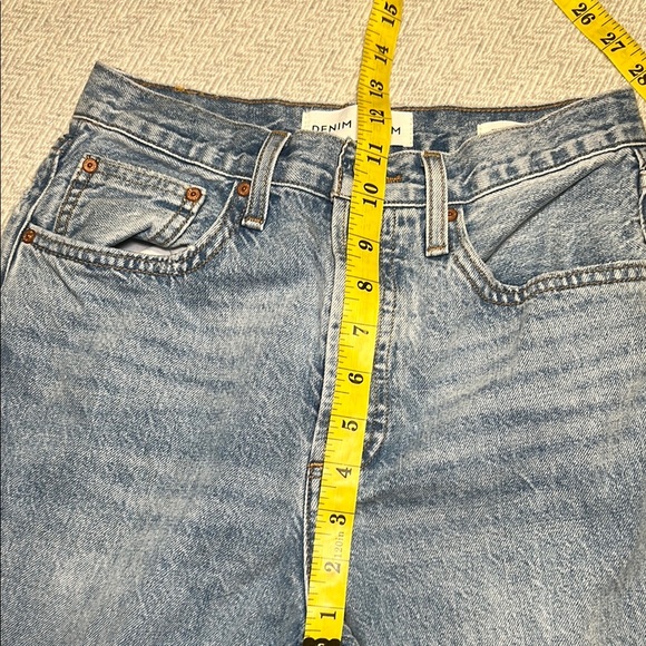 Denim Forum High Rise Jeans in Light Blue - Picture 7 of 11